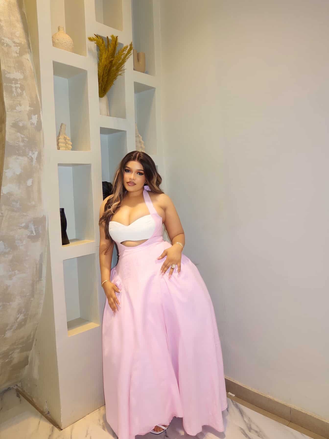 sachin and babi light blue dress Latest Nigerian Wedding Gowns Wedding Dress Latest Nigerian Aso Ebi Styles  For Wedding Guest main image 1